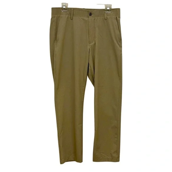 Under Armour Men's Tan Golf Pants 34 - 30 - Picture 1 of 9